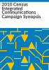 2010_Census_integrated_communications_campaign_synopsis